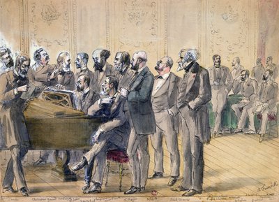 Le Jury du Conservatoire de Paris, c. 1871 - R. Fenwick